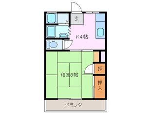 新町ハイツの物件間取画像